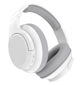 Bluetooth Wireless Over-Ear Headphones with 48H Playtime and with Microphone, HiFi Stereo Foldable Lightweight Headphones for de