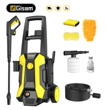 Gisam 180Bar 2200W Electric High Pressure Washer Car Washer Gun Garden Washing Water Wash Spray Gun 180° Adjustable Nozzle